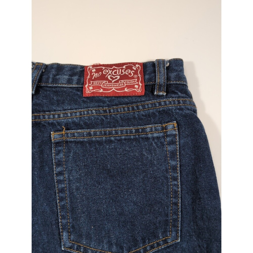 Women's Dark Blue Cropped Jeans - Classic Ankle Length - Picture 8 of 9
